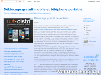 deblocage-telephone.blogspot.com website preview