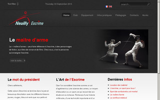 neuilly-escrime.com website preview