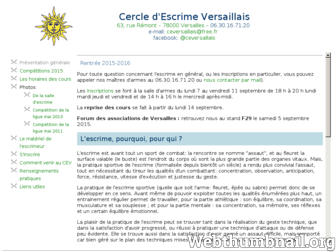 ceversaillais.free.fr website preview