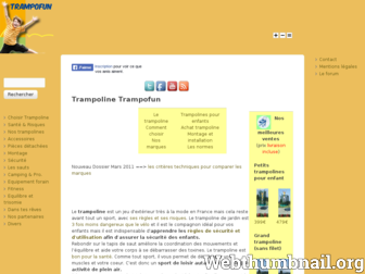 trampofun.fr website preview