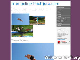 trampoline-haut-jura.com website preview