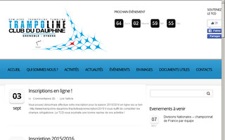 trampoline-dauphine.fr website preview