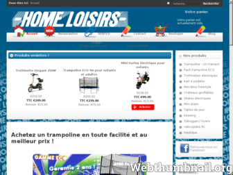homeloisirs.fr website preview