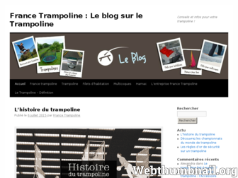 blog.france-trampoline.com website preview