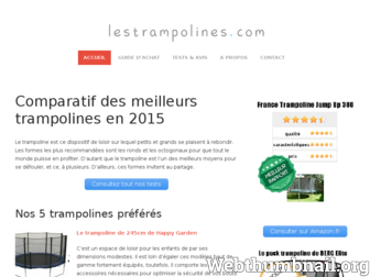 lestrampolines.com website preview