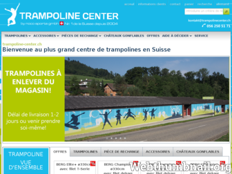 trampoline-center.ch website preview