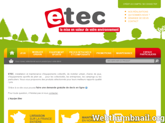 etec-collectivites.com website preview