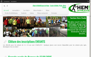 hem-athletic-club.fr website preview