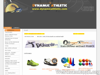 dynamicathletic.com website preview