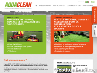 aquaclean.fr website preview