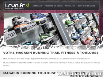 i-run-toulouse.fr website preview