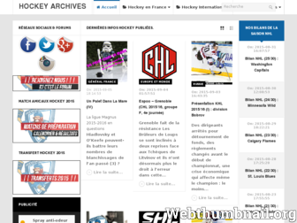 passionhockey.com website preview