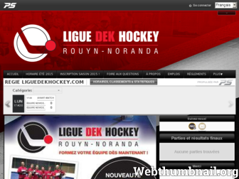 dekhockeyrouynnoranda.com website preview