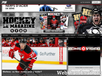 hockeylemagazine.com website preview