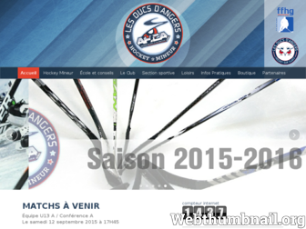 angershockey.fr website preview