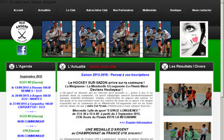 hockeyscoangers.fr website preview