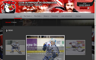 hockey-courbevoie.fr website preview