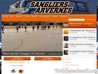 hccalessangliers.fr website preview