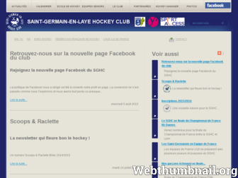 saint-germain-hockey.fr website preview