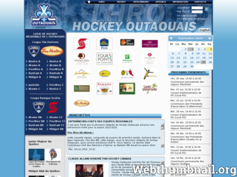 hockeyoutaouais.com website preview