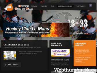 hockeyclubdumans.fr website preview