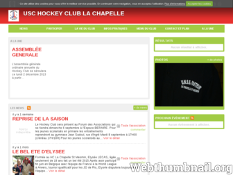 hockeychapelle.sportsregions.fr website preview