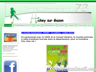 hockeysurgazon-cd72.fr website preview