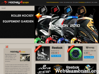 hockey4ever.fr website preview