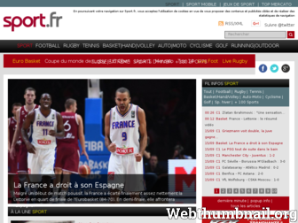 sport.fr website preview