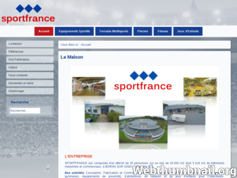 sportfrance.com website preview