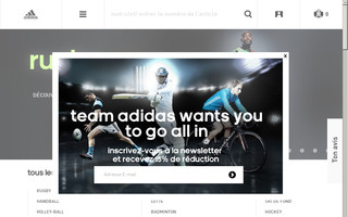 adidasspecialtysports.fr website preview