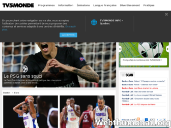 sports.tv5monde.com website preview
