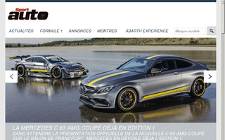 news.sportauto.fr website preview
