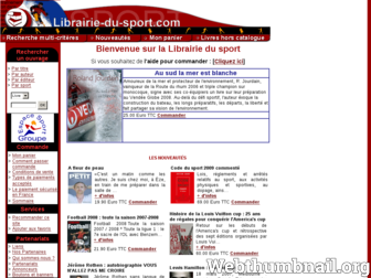 librairie-du-sport.com website preview