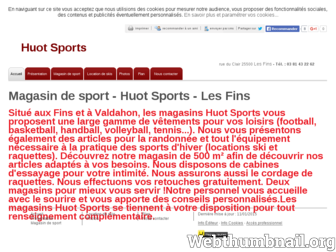 huot-sports.fr website preview
