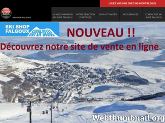 falgouxsport.sport2000.fr website preview