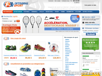 integral-sport.fr website preview