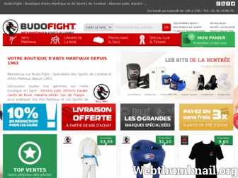 budo-fight.com website preview