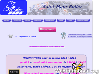 saintmaurroller.net website preview