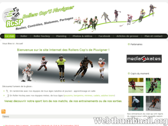 rollerscops-pluvigner.fr website preview