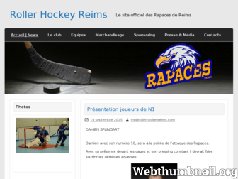 rollerhockeyreims.com website preview