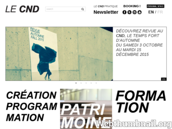 cnd.fr website preview