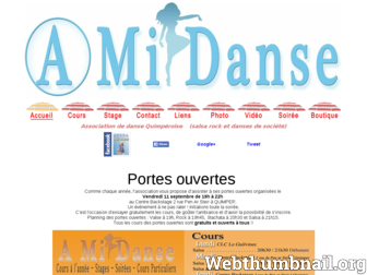 amidanse.net website preview