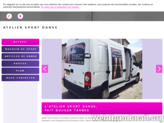 atelier-sport-danse.fr website preview
