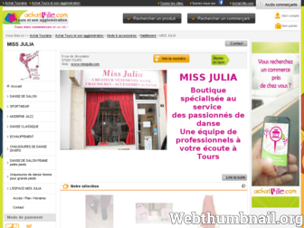 danse-missjulia.com website preview