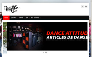 dance-attitud.be website preview