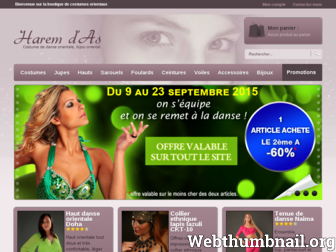 haremdas.fr website preview