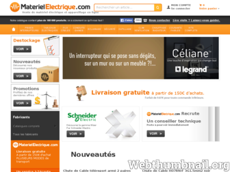 materielelectrique.com website preview