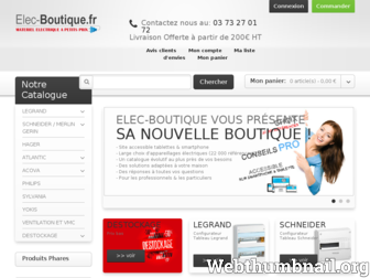 elec-boutique.fr website preview