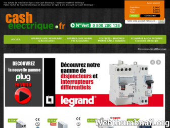 cash-electrique.fr website preview